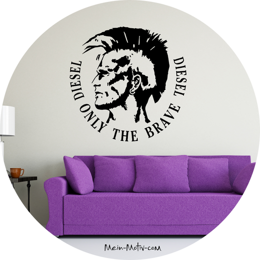 Wandtattoo Diesel Only the Brave
