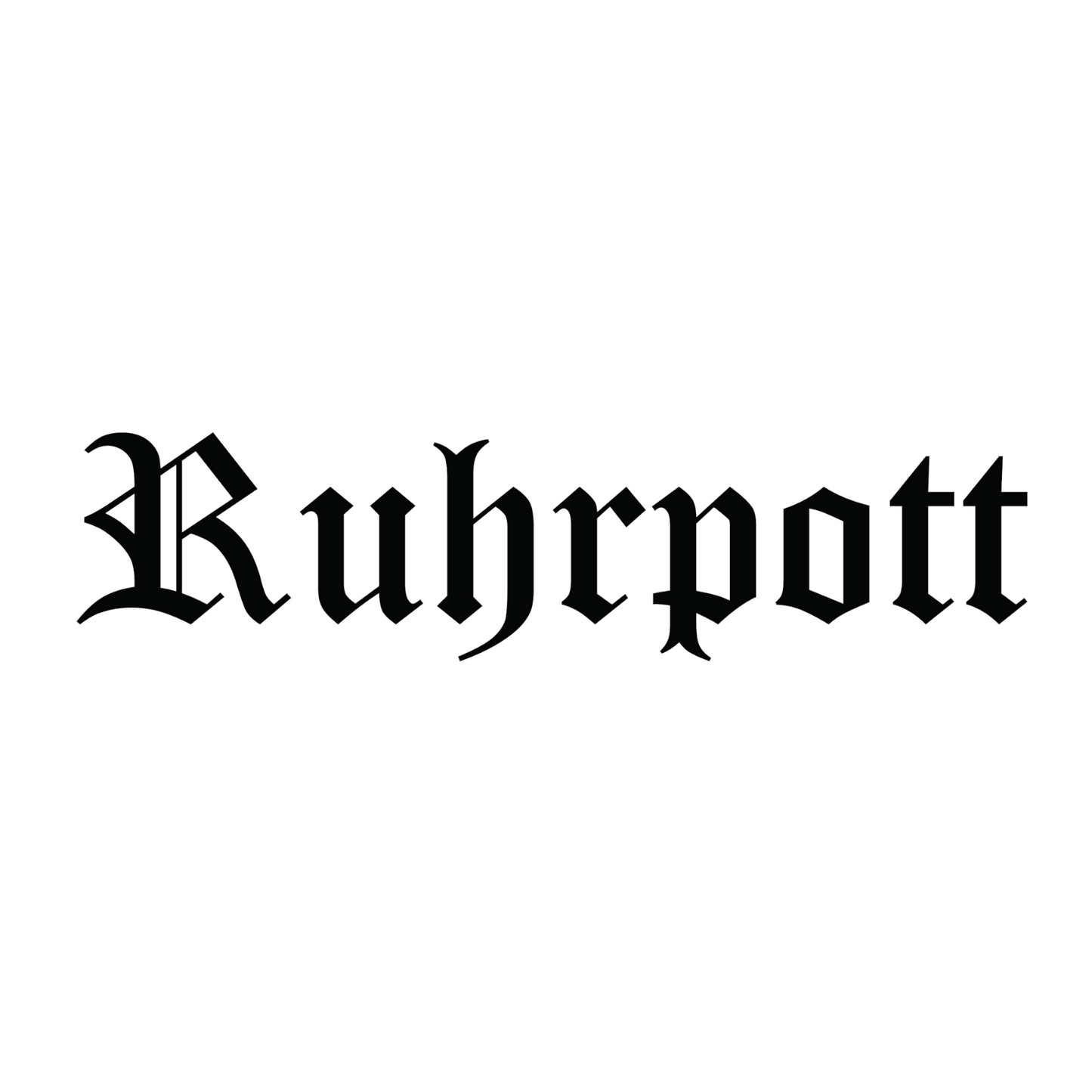 Autoaufkleber Ruhrpott Schriftzug