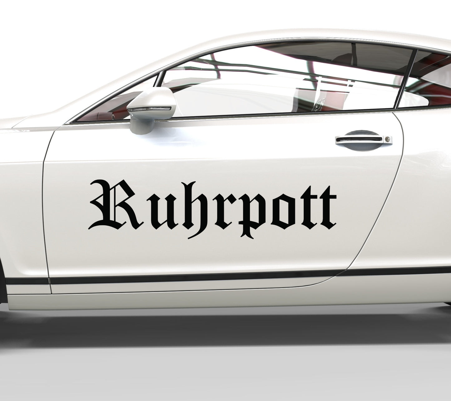 Autoaufkleber Ruhrpott Schriftzug