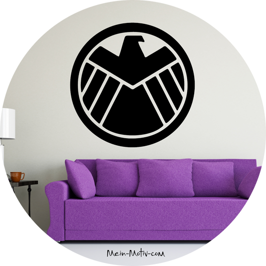 Wandtattoo Avengers - Shield S.H.I.E.L.D