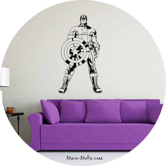 Wandtattoo Avengers - Captain America