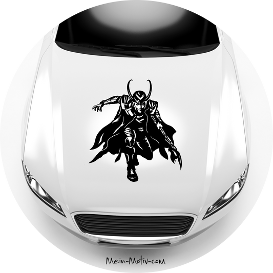 Autoaufkleber Loki