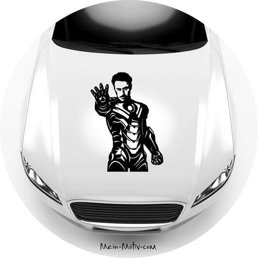 Autoaufkleber Iron Man Robert Downey Jr