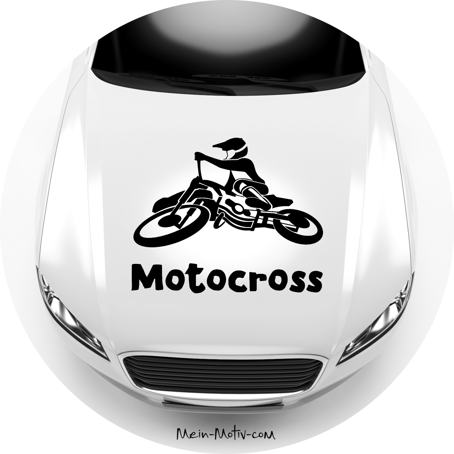 Autoaufkleber Motocross Enduro Schriftzug