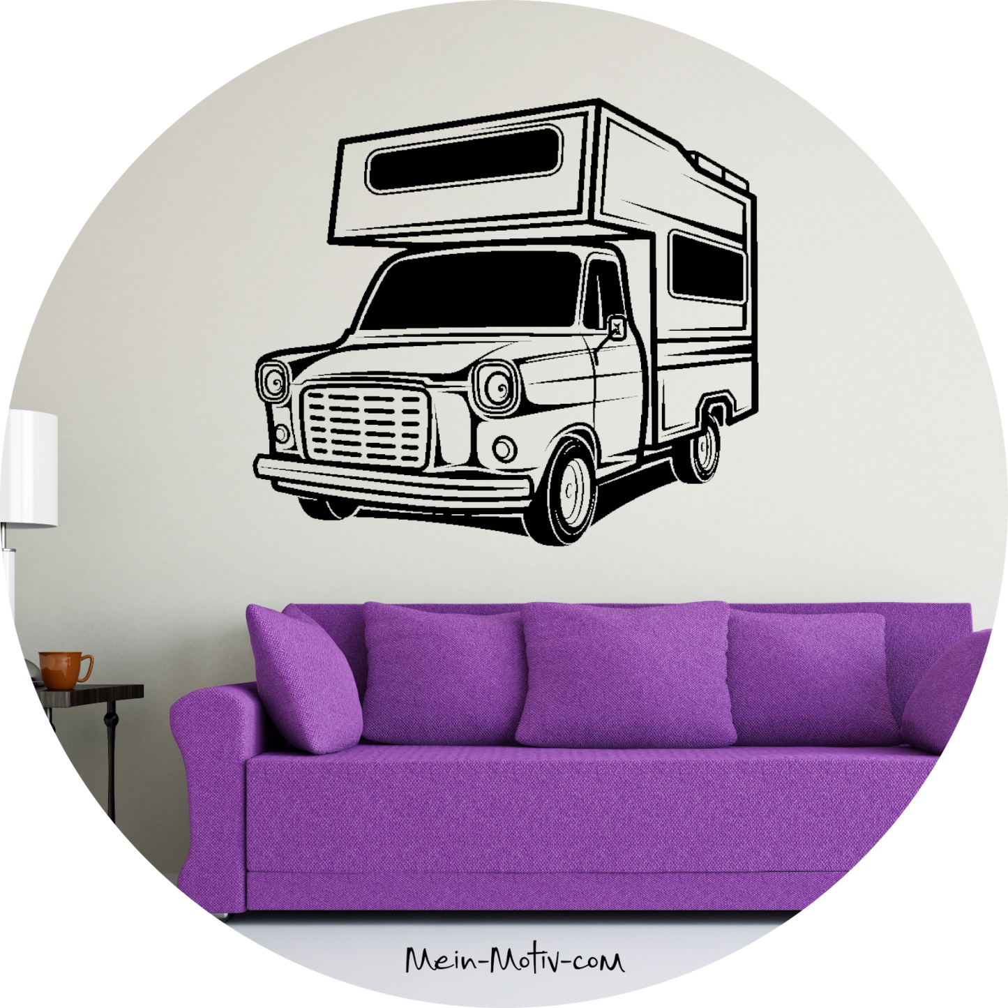 Wandtattoo Ford Transit Wohnmobil Camper