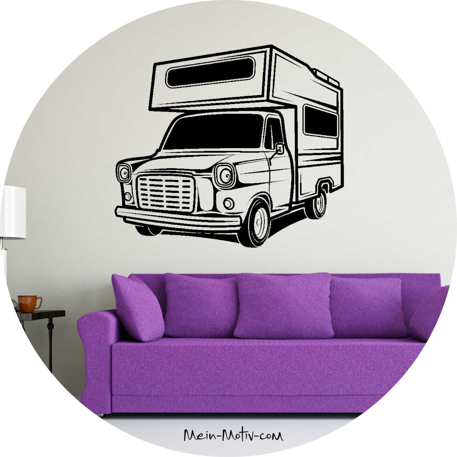Wandtattoo Ford Transit Wohnmobil Camper