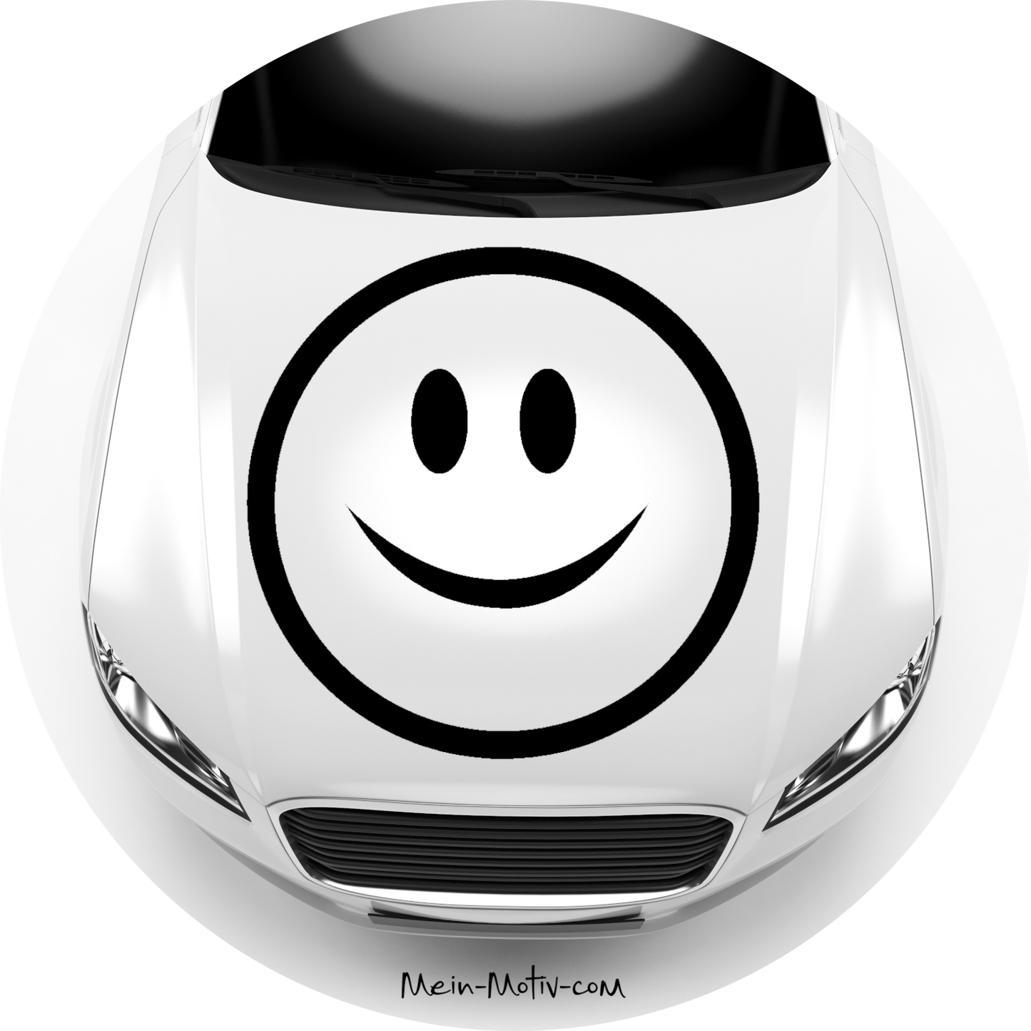 Autoaufkleber Emoji Fröhlicher Smiley
