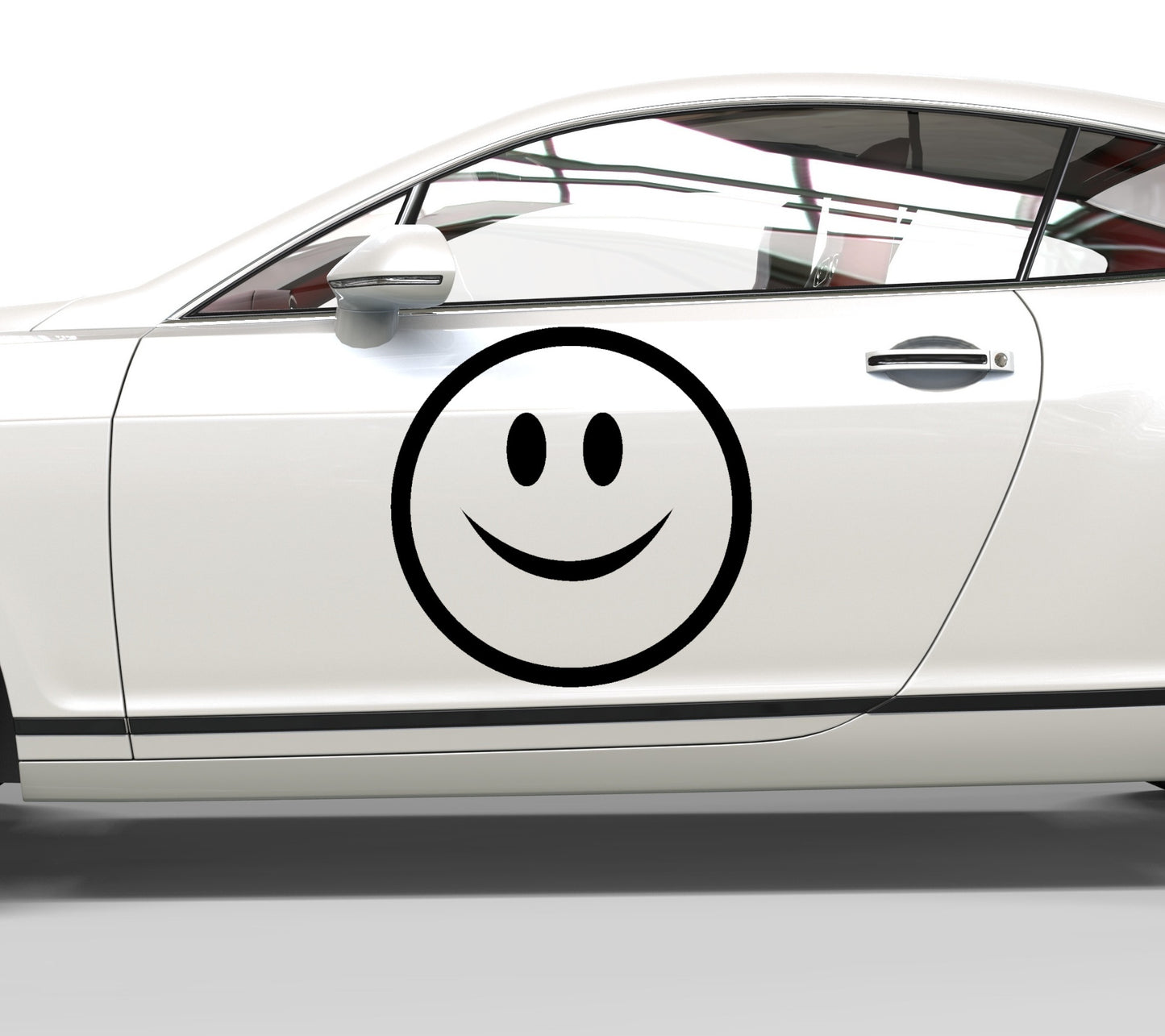Autoaufkleber Emoji Fröhlicher Smiley