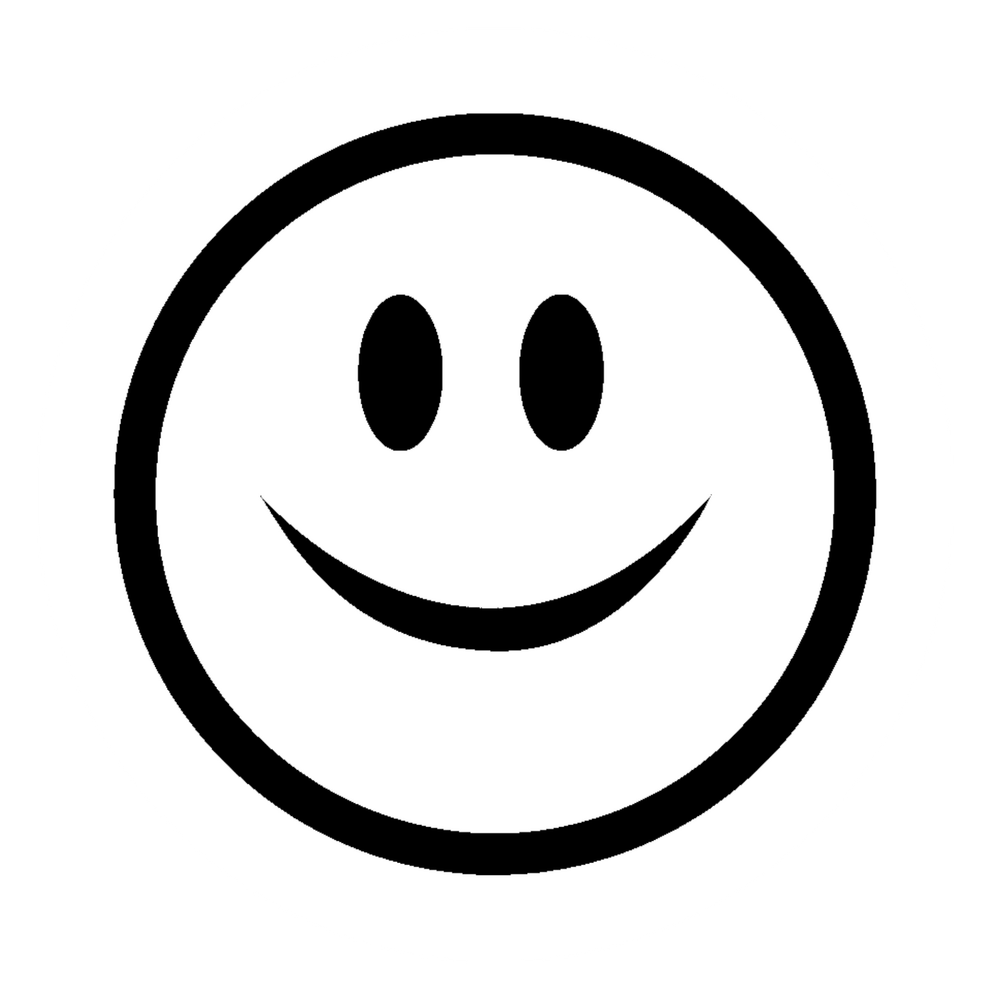 Autoaufkleber Emoji Fröhlicher Smiley