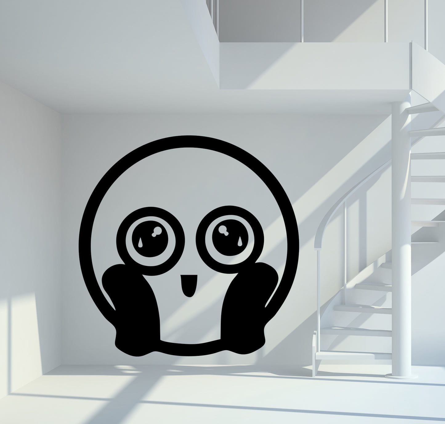 Wandtattoo Smiley Glücklich Emoji