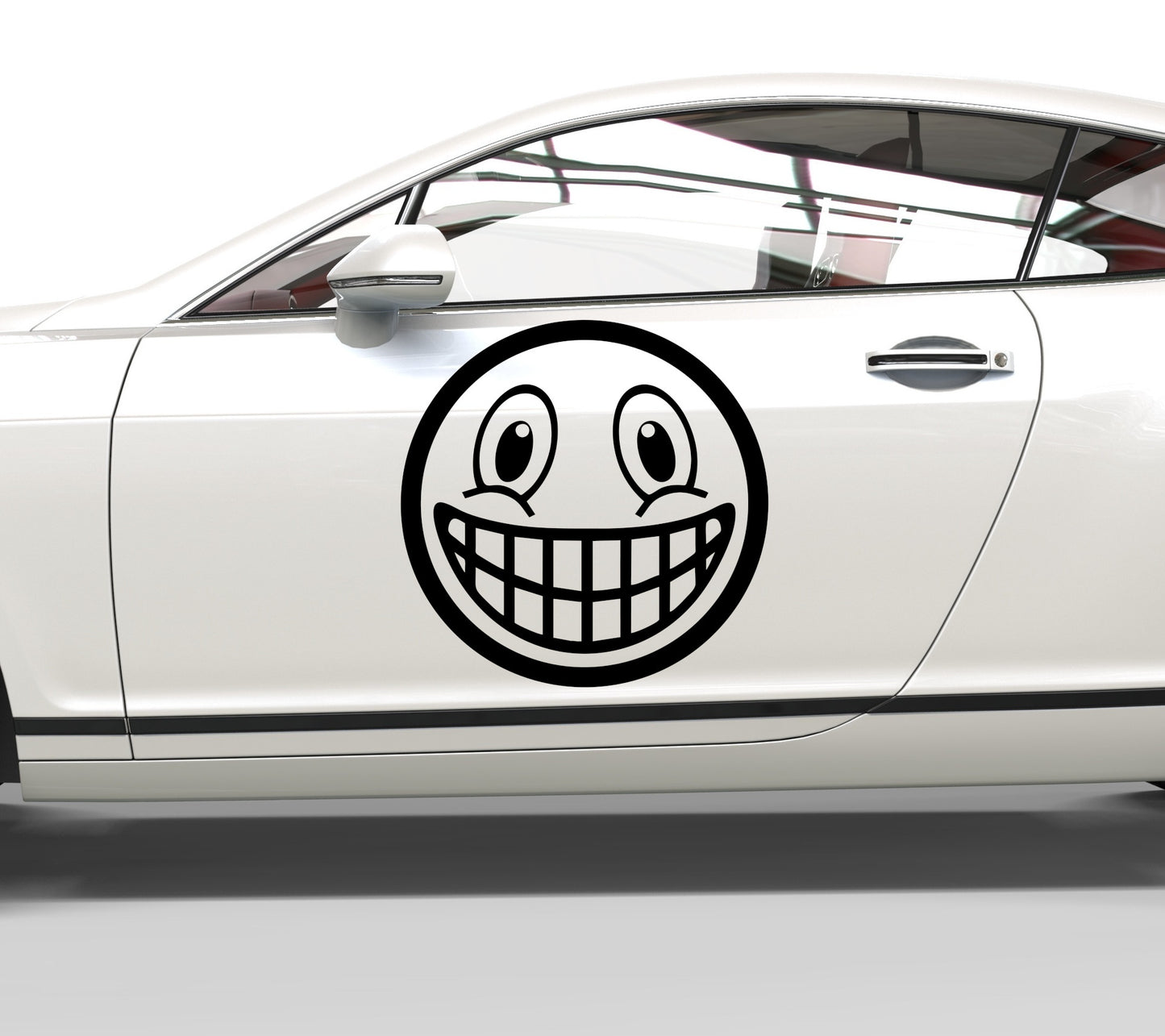 Autoaufkleber Smiley Grinsender Emoji