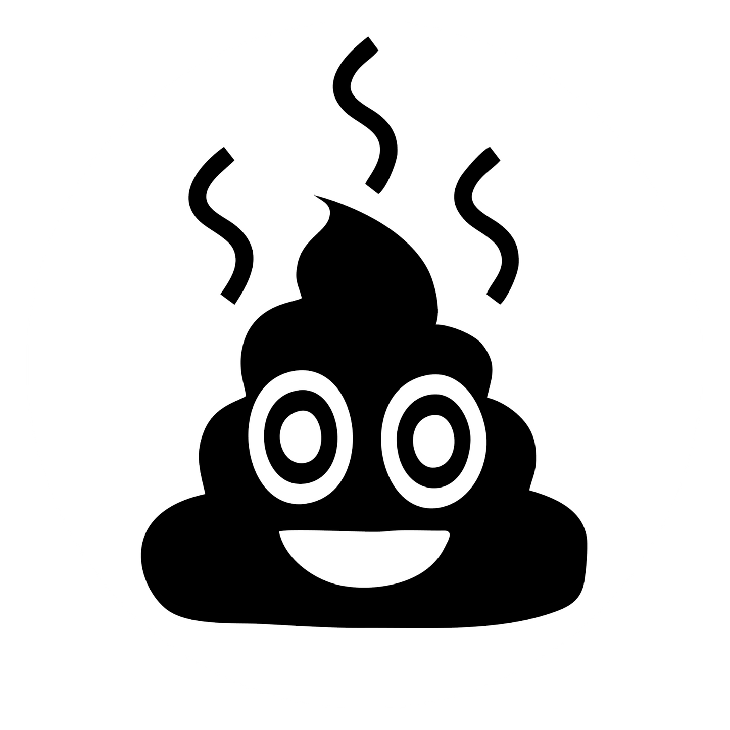 Wandtattoo Smiley Shit Emoji