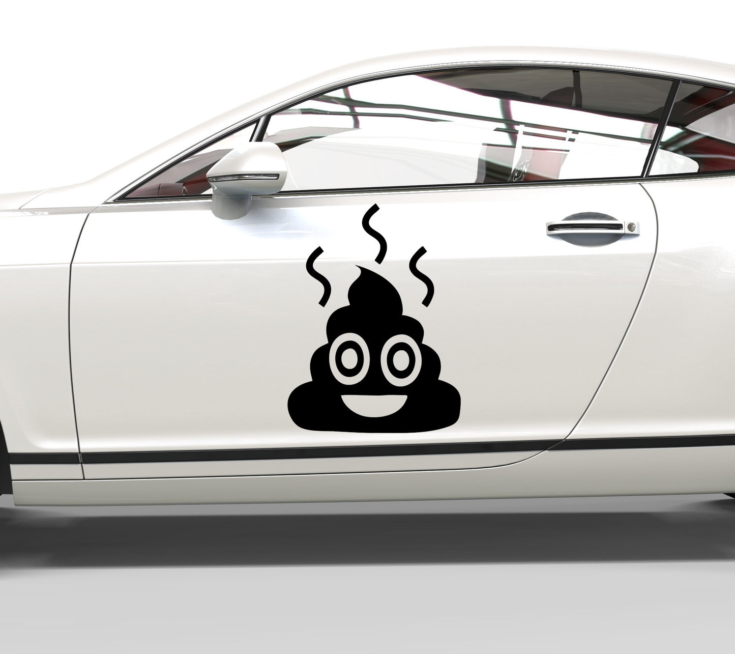 Autoaufkleber Smiley Shit Emoji