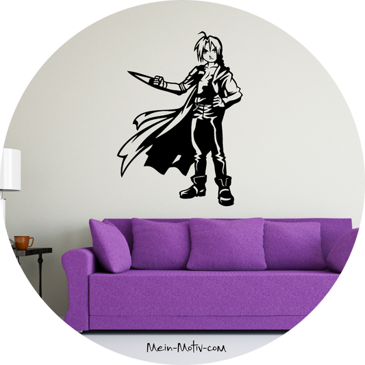 Wandtattoo Fullmetal Alchemist - Edward Elric