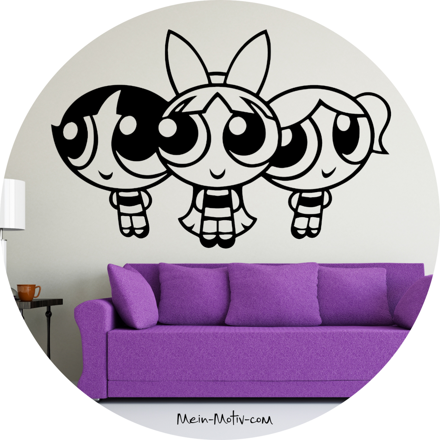 Wandtattoo Powerpuff Girls