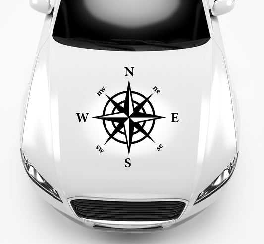 Autoaufkleber Kompassrose