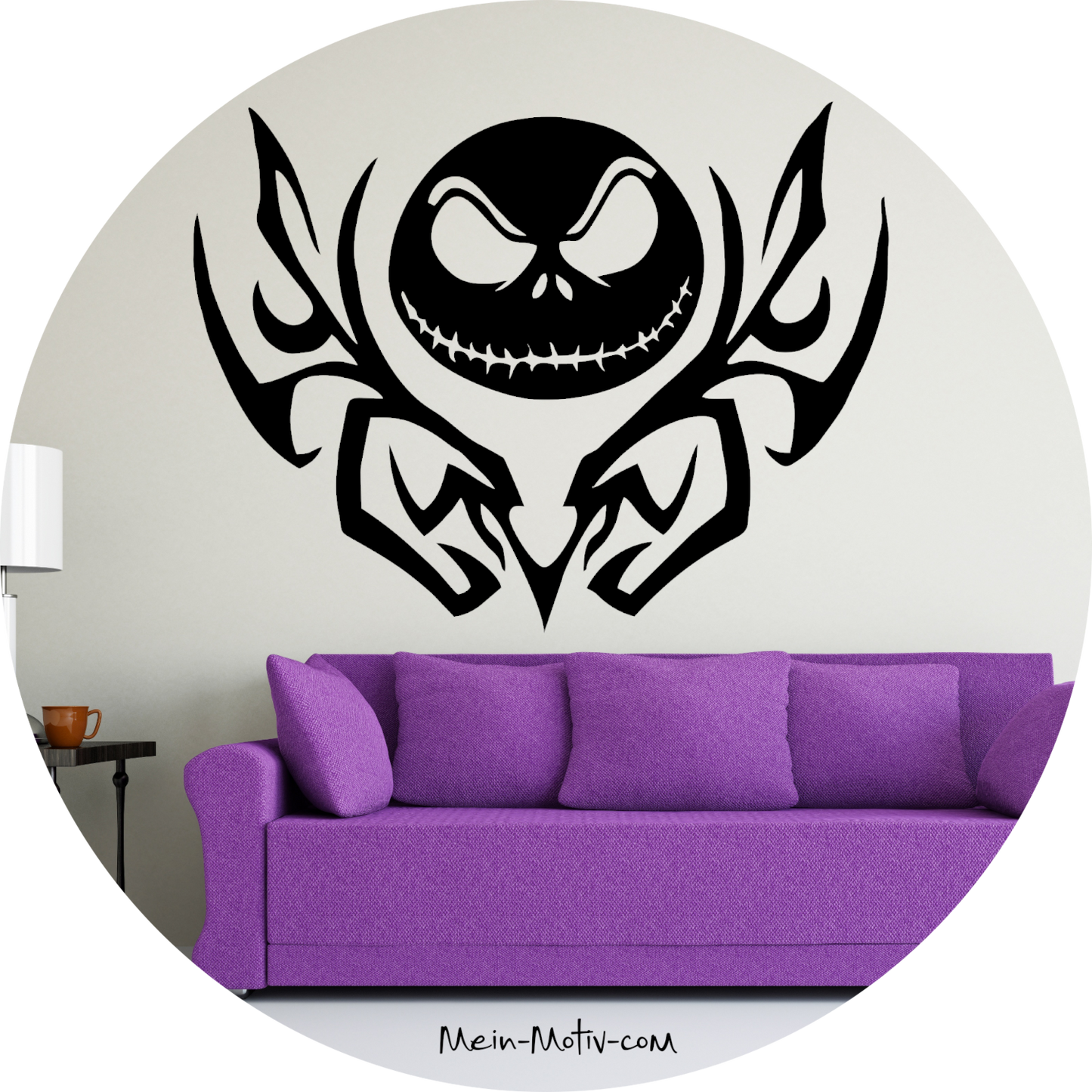 Wandtattoo Nightmare before Christmas Tribal