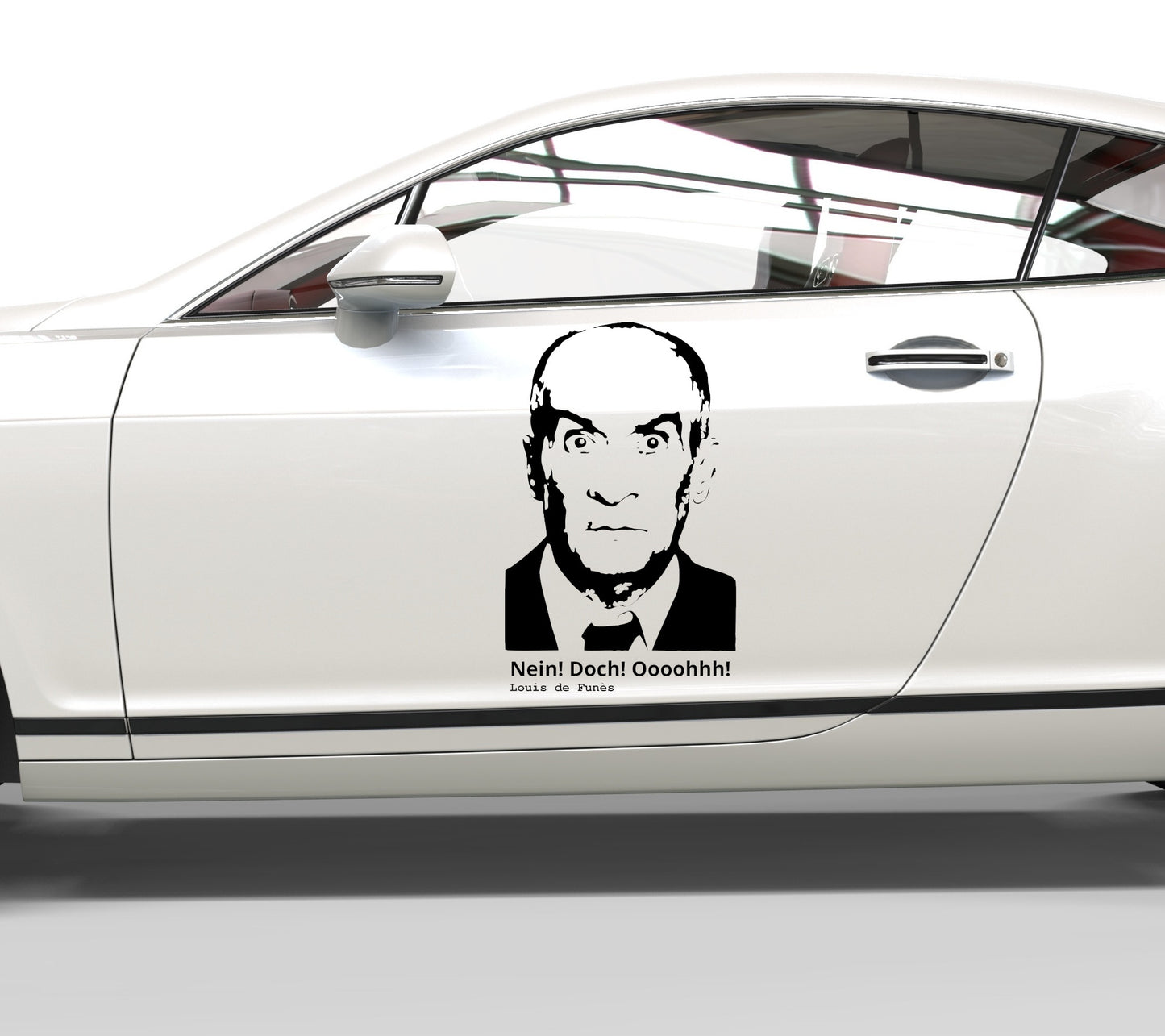 Autoaufkleber Louis de Funes - Zitat