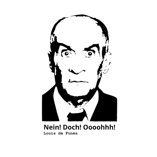 Autoaufkleber Louis de Funes - Zitat