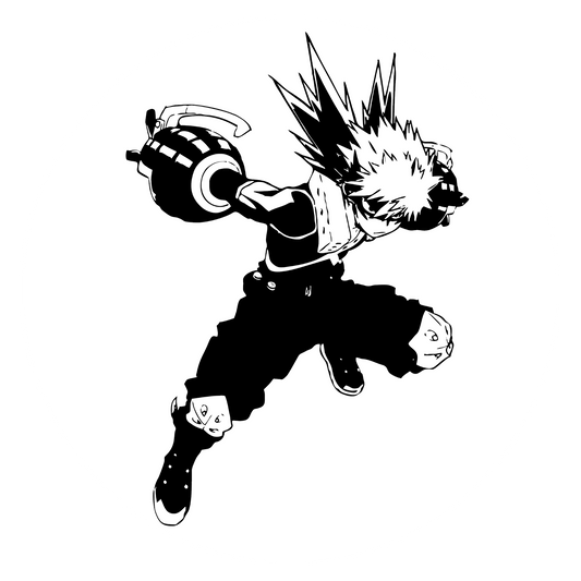 Autoaufkleber My Hero Academia - Katsuki Bakugo