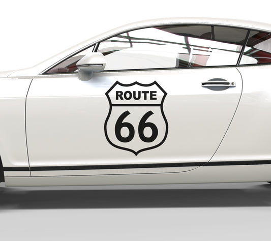 Autoaufkleber Route 66