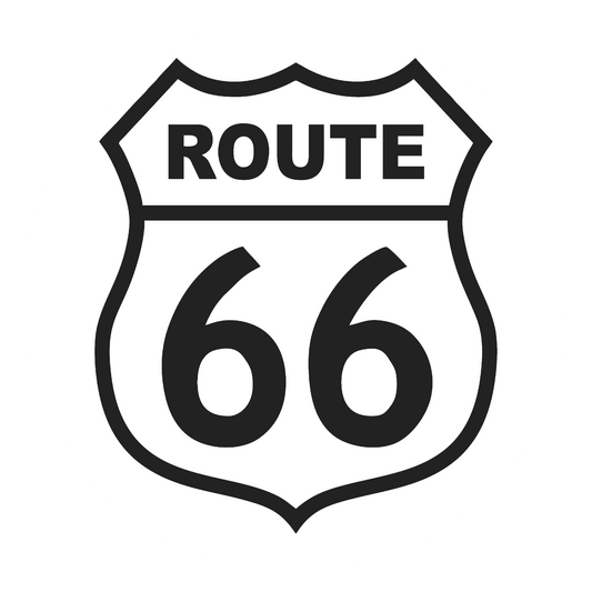 Autoaufkleber Route 66