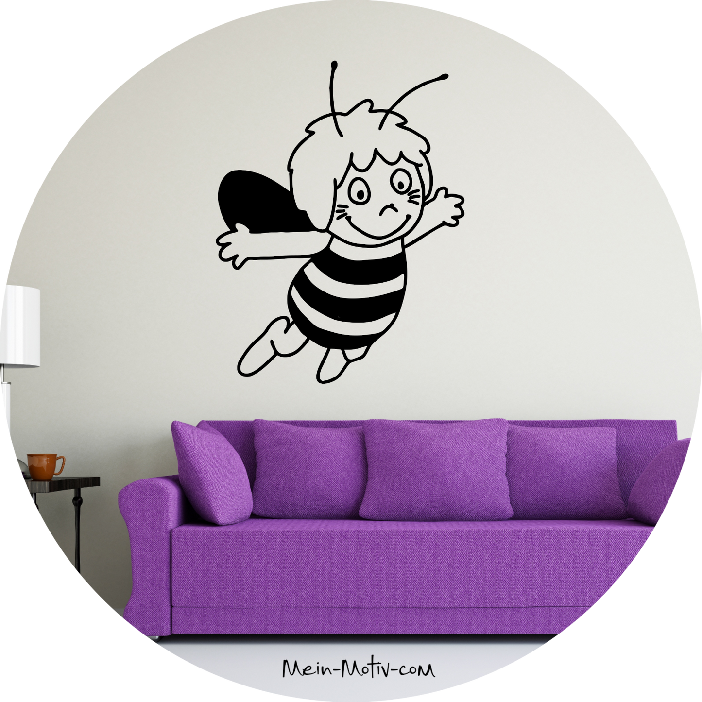 Wandtattoo Biene Maja