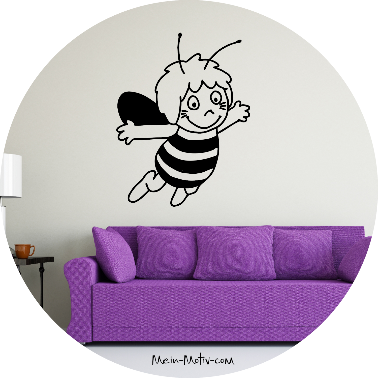 Wandtattoo Biene Maja