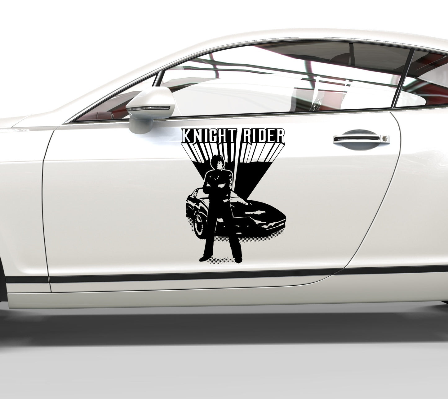 Autoaufkleber Knight Rider - David Hasselhoff