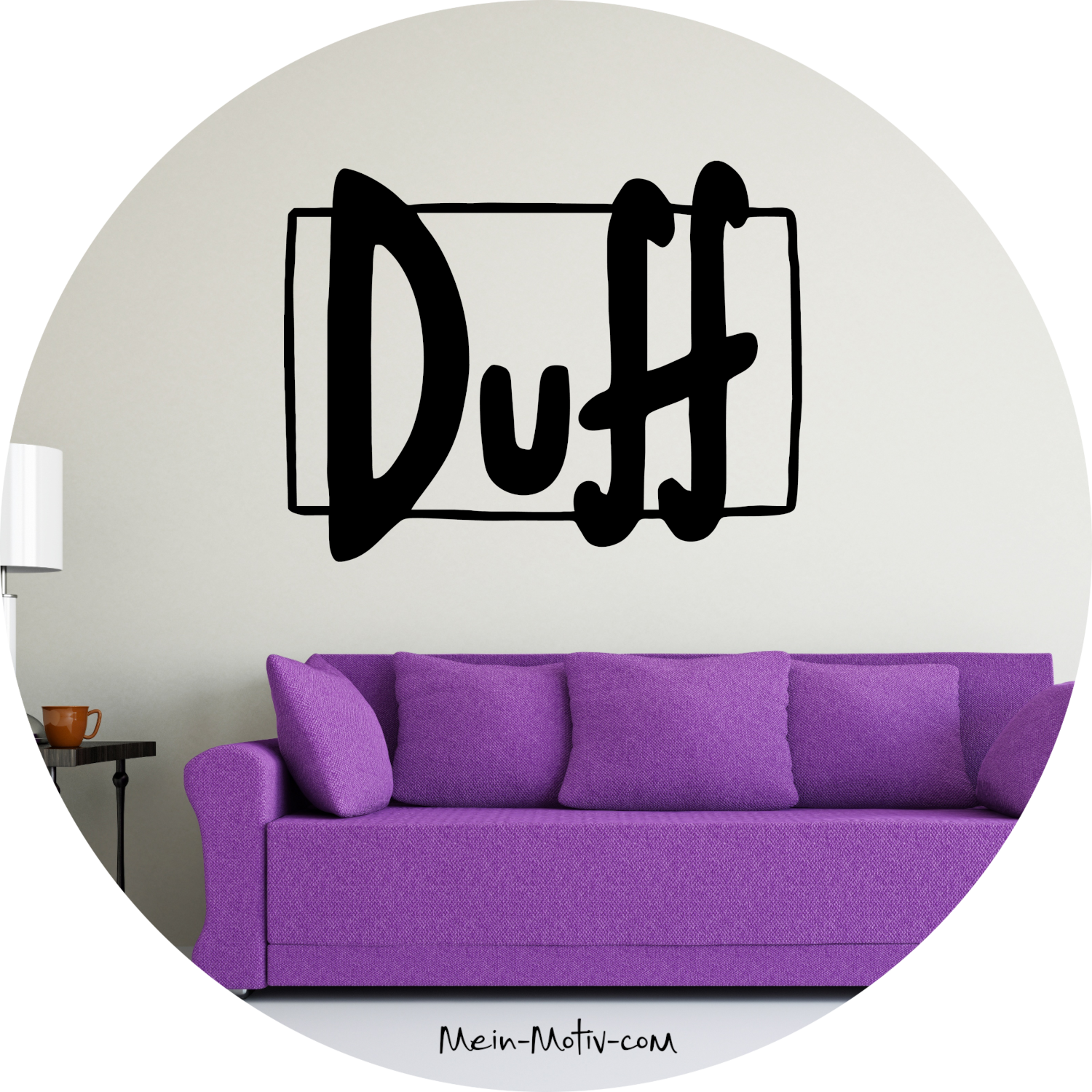 Wandtattoo Duff Beer