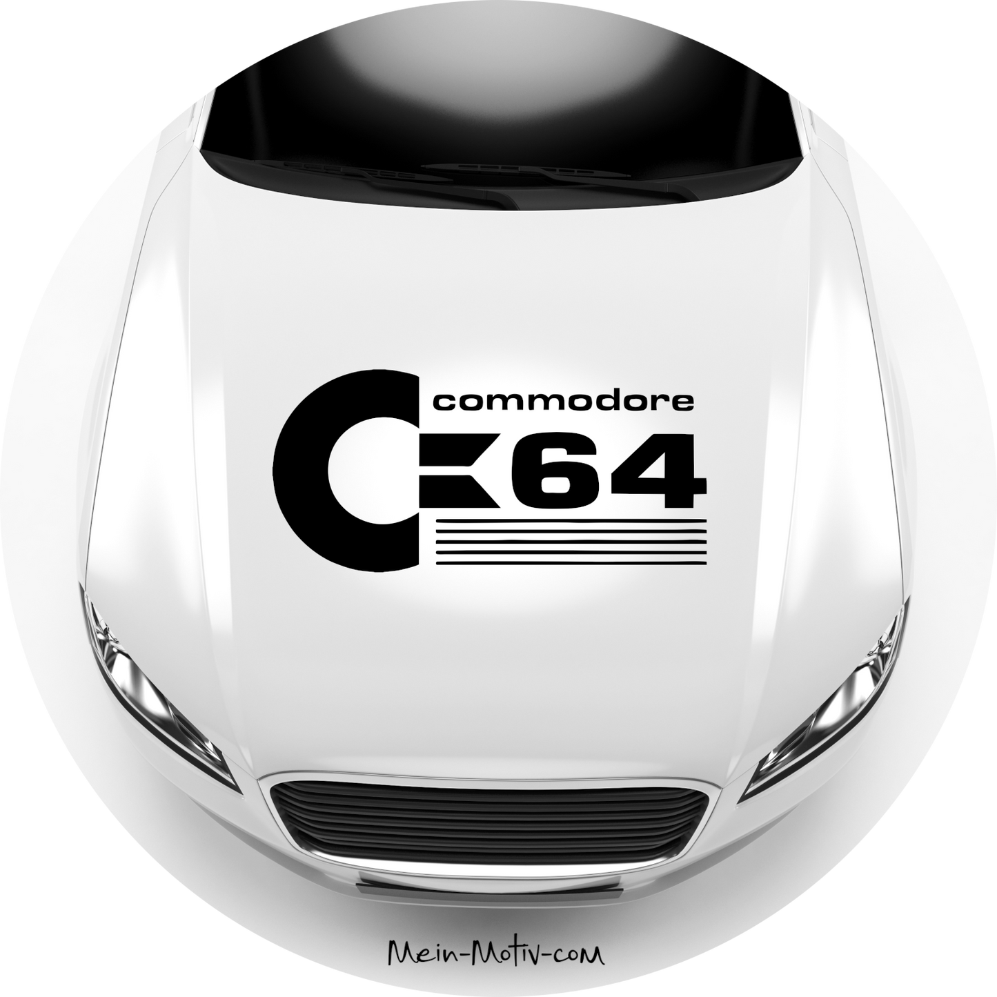 Autoaufkleber Commodore C64