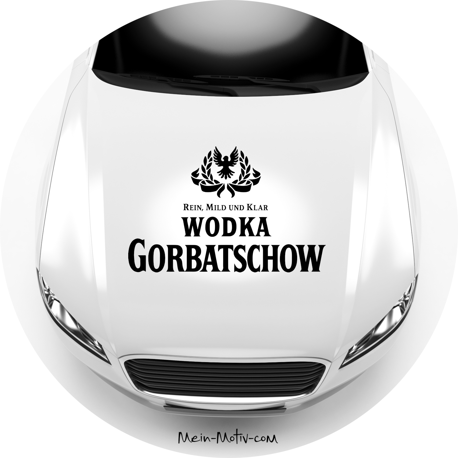 Autoaufkleber Wodka Gorbatschow