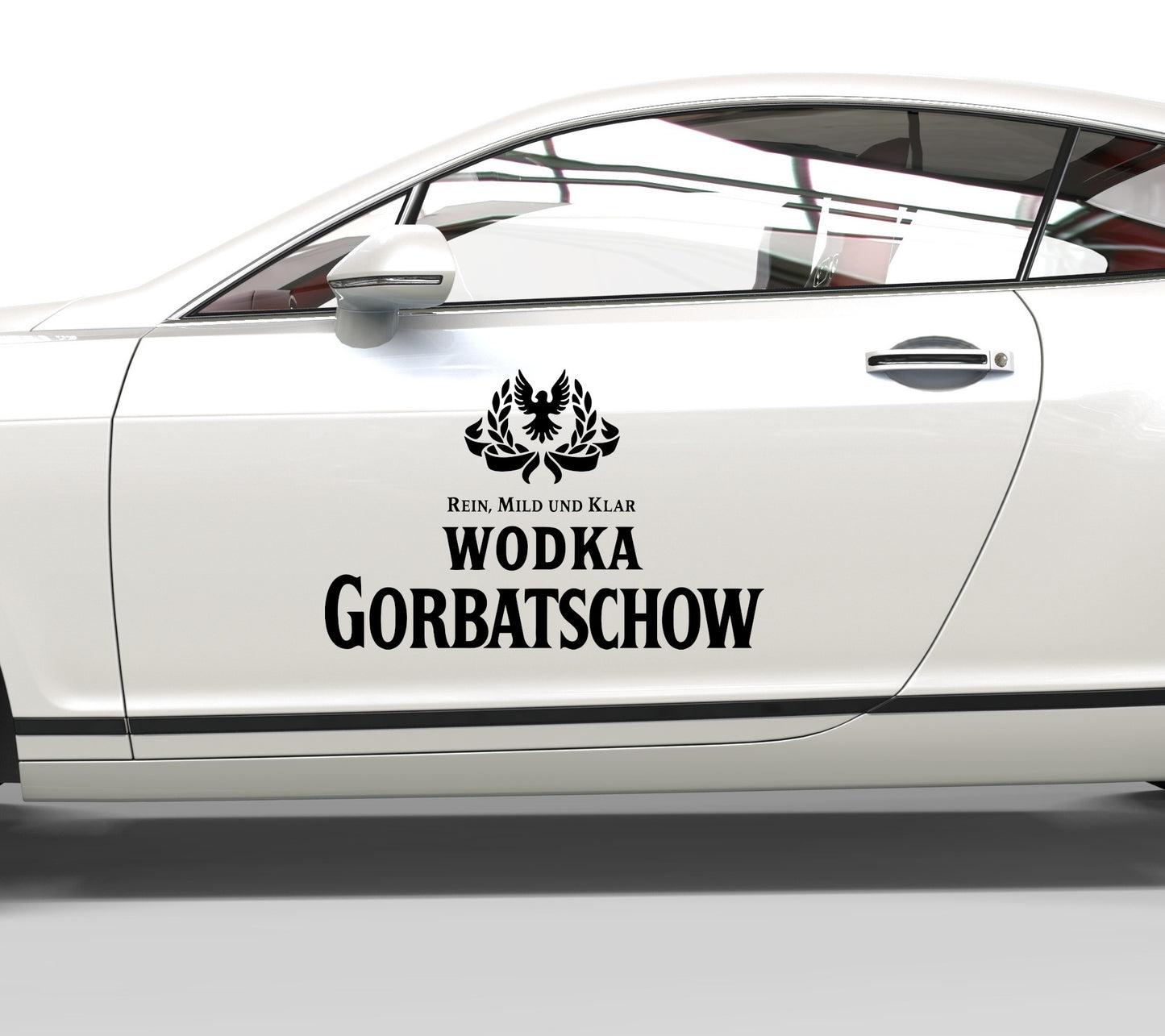 Autoaufkleber Wodka Gorbatschow