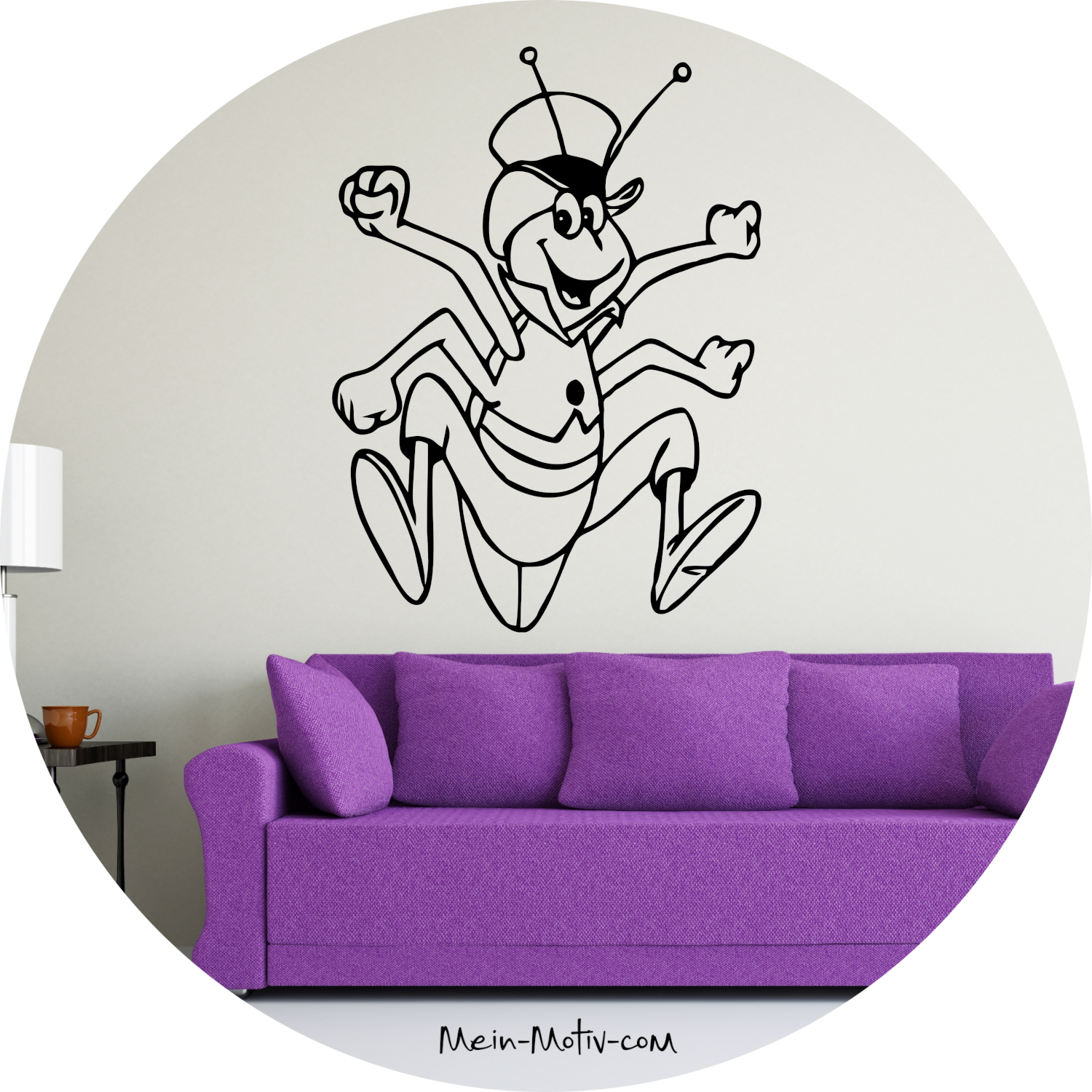 Wandtattoo Biene Maja - Flip