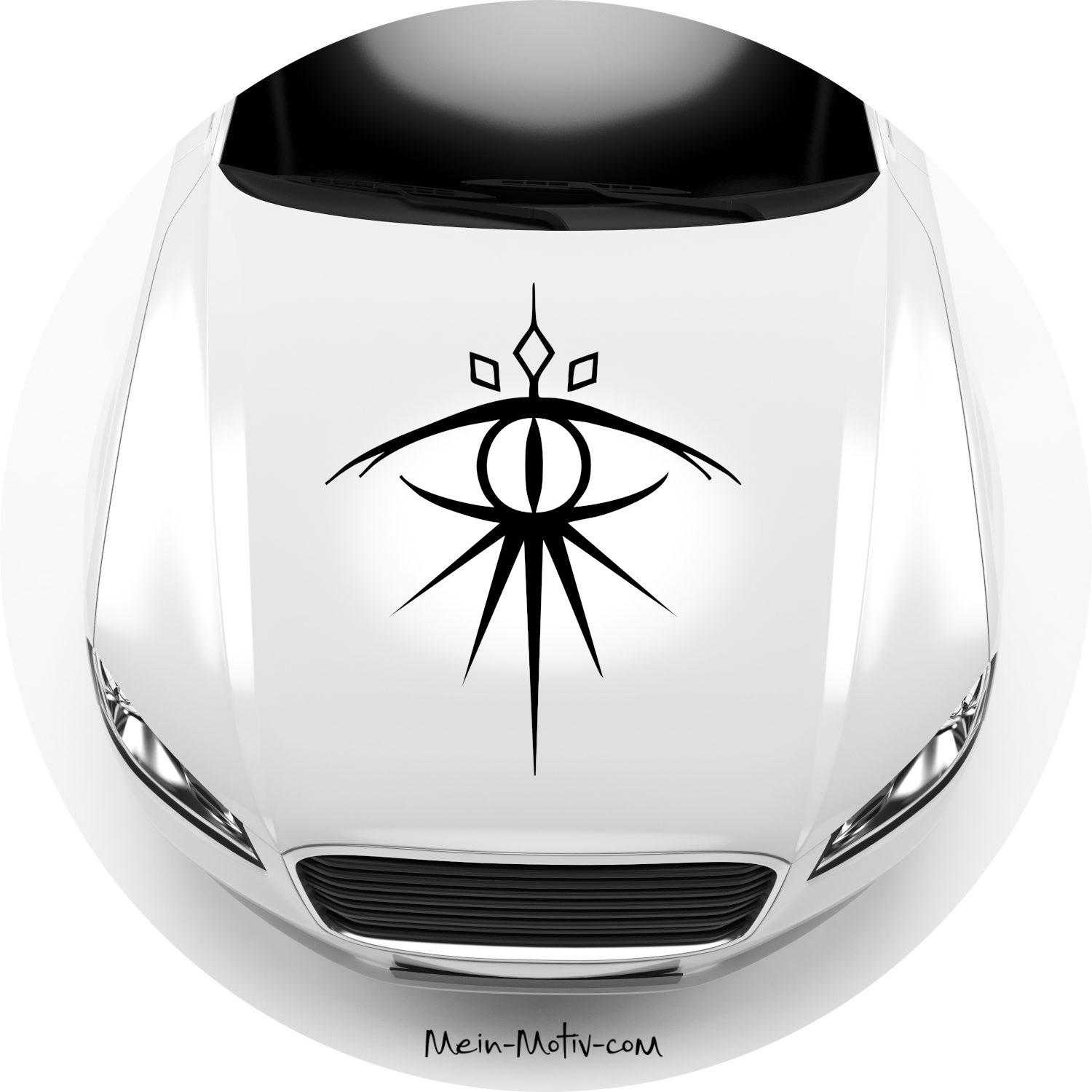 Autoaufkleber Herr der Ringe Saurons Symbol