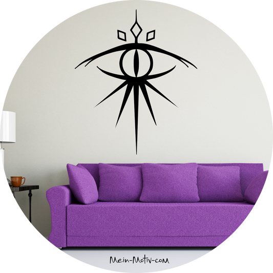 Wandtattoo Herr der Ringe Saurons Symbol