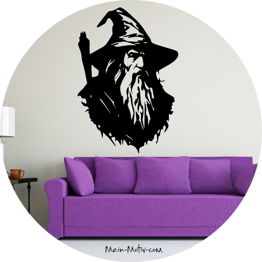 Wandtattoo Herr der Ringe Gandalf