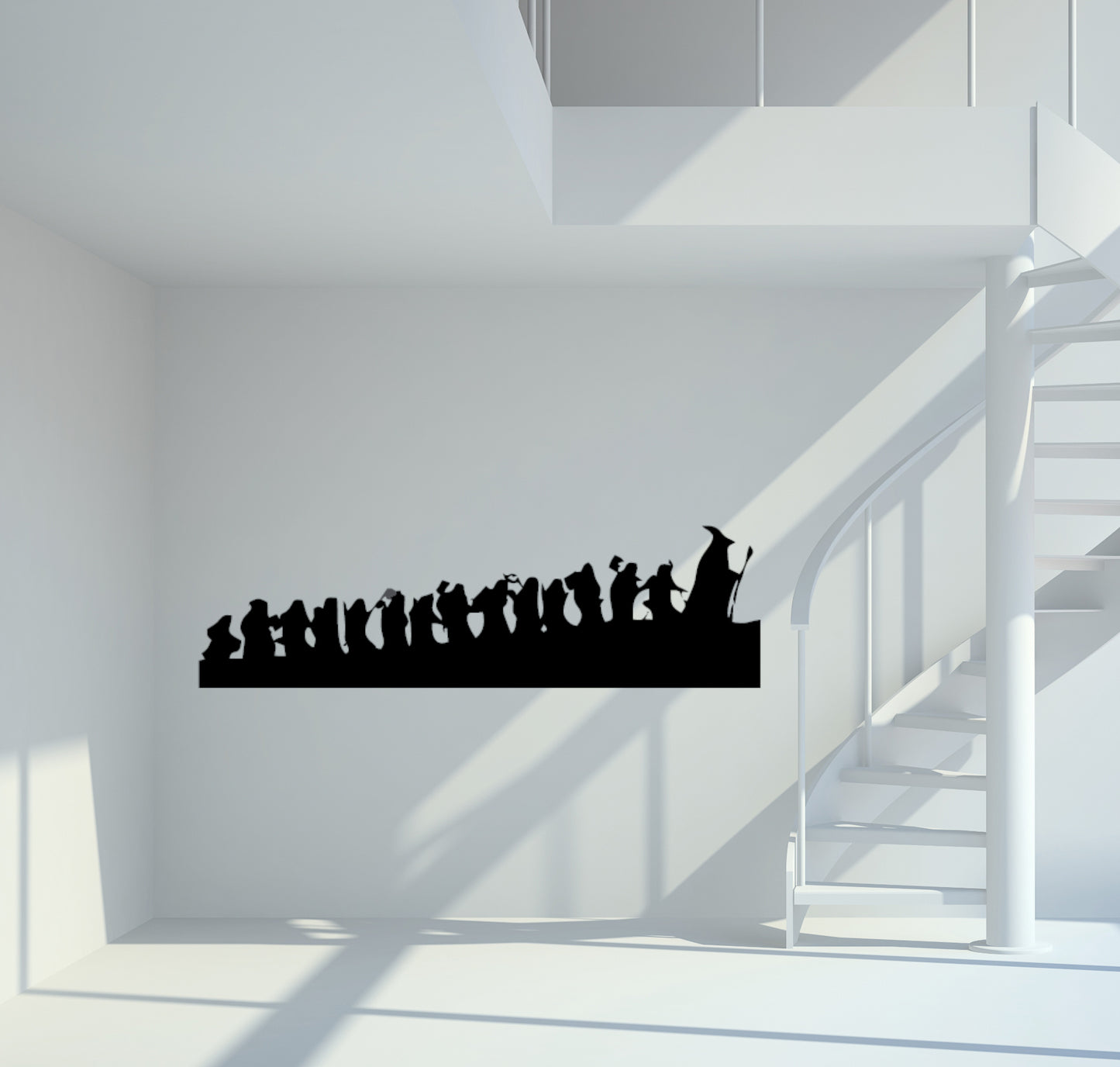 Wandtattoo Hobbit Silhouette
