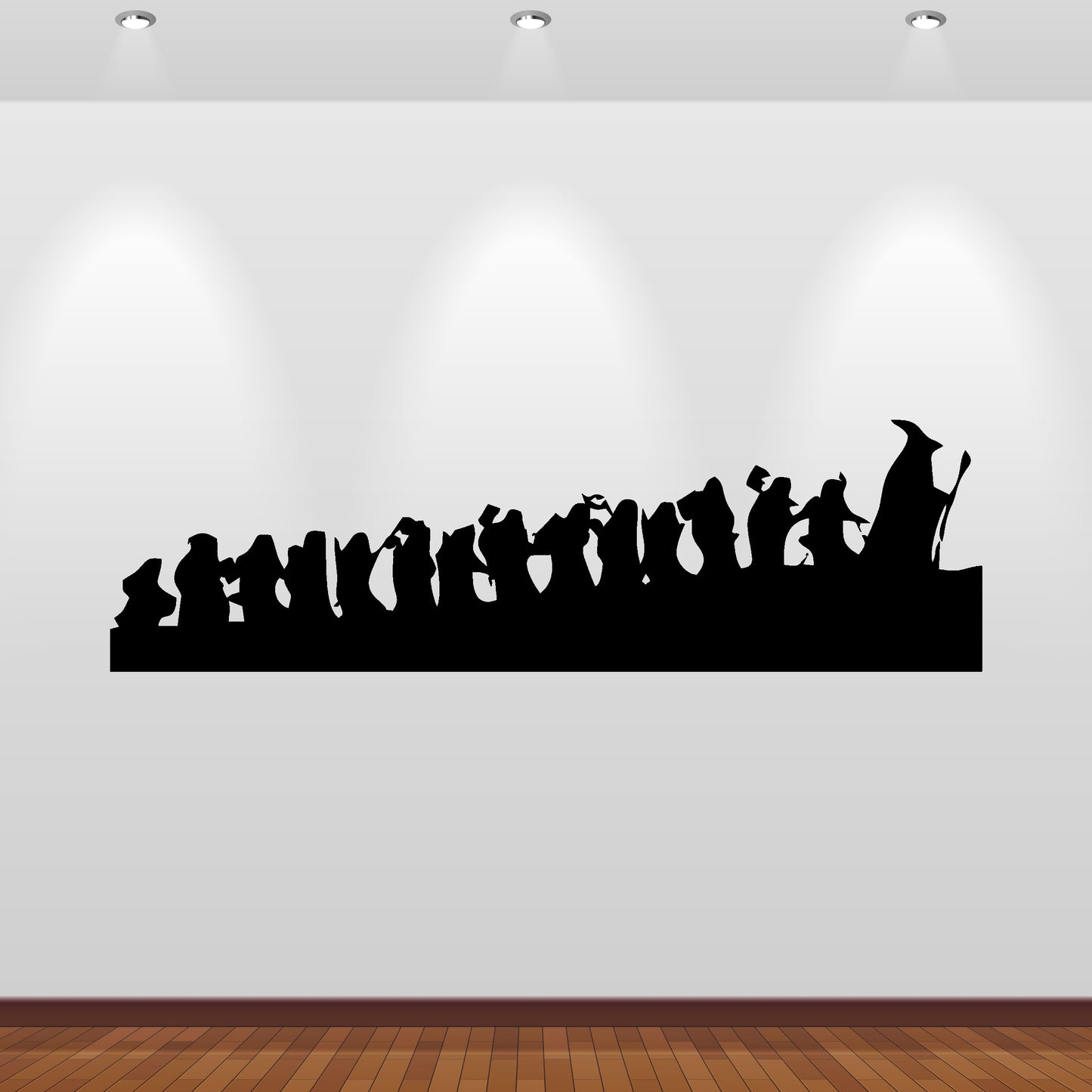 Wandtattoo Hobbit Silhouette