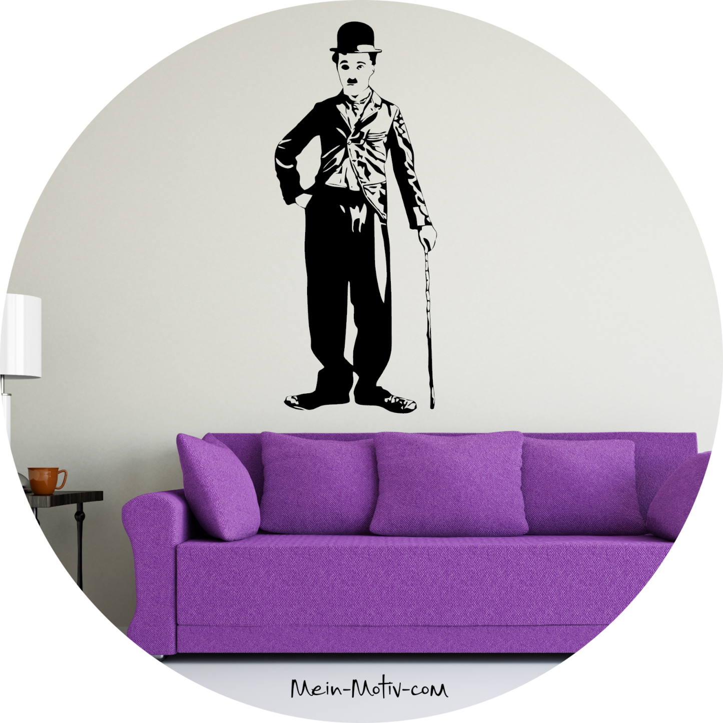 Wandtattoo Charlie Chaplin