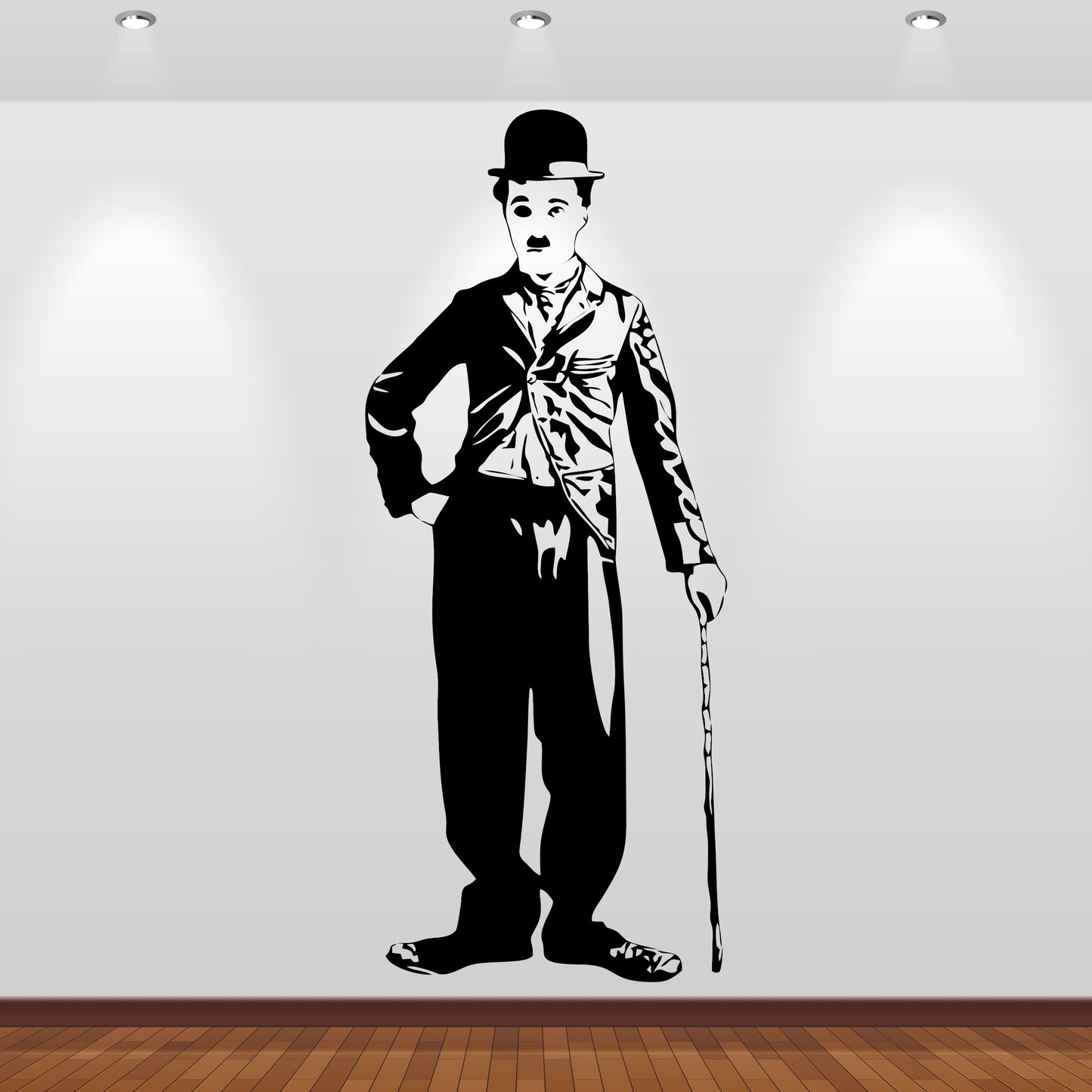 Wandtattoo Charlie Chaplin