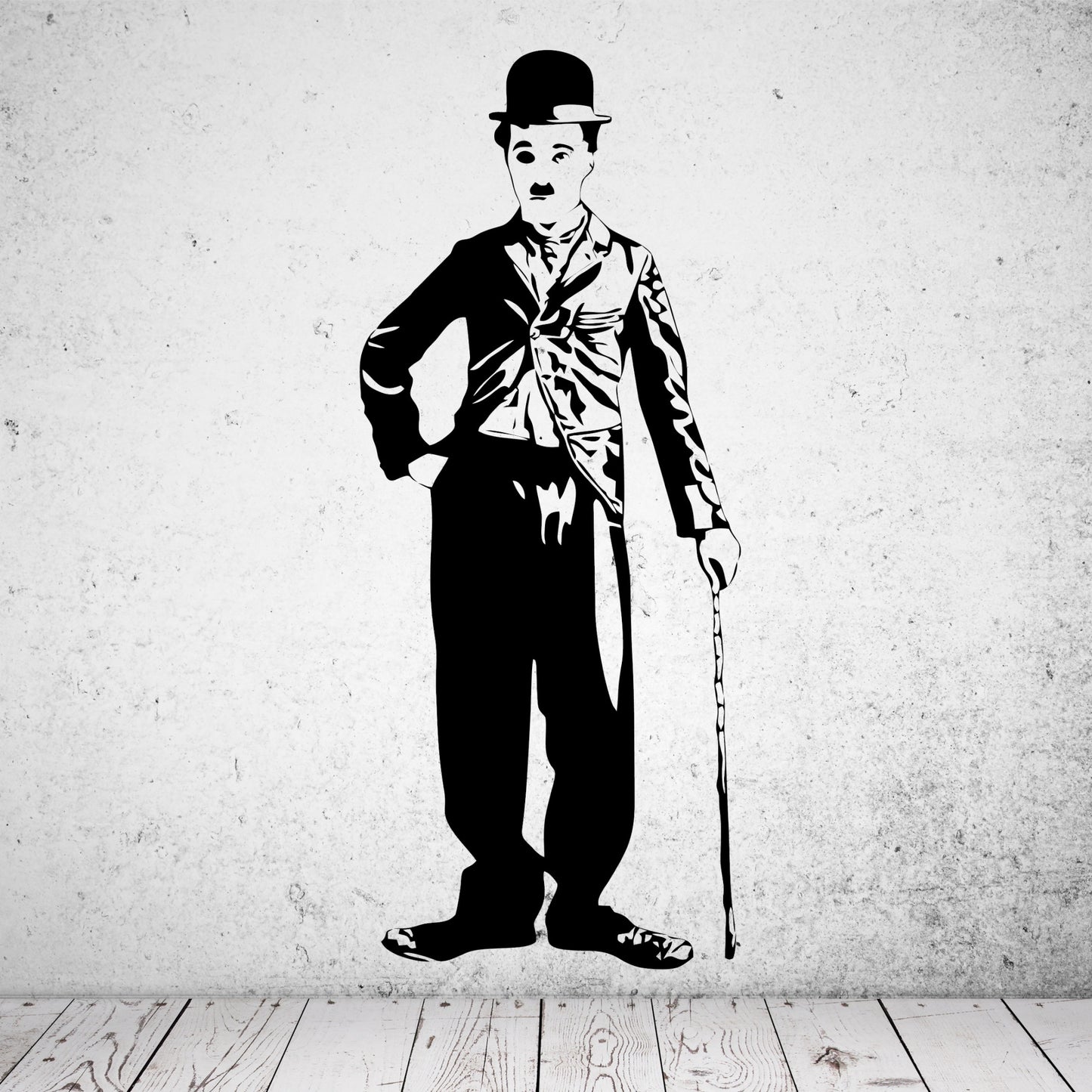 Wandtattoo Charlie Chaplin