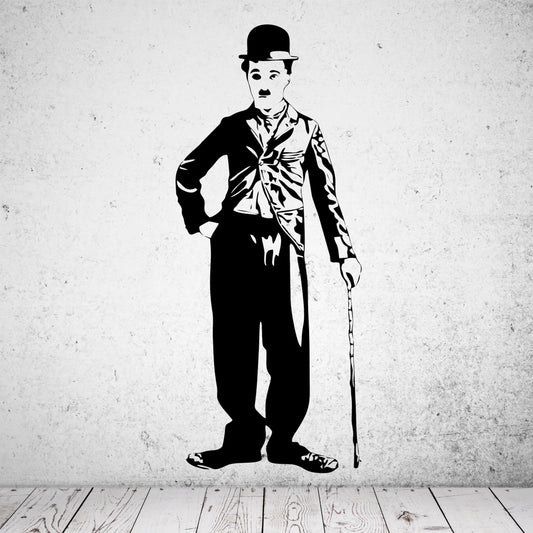 Wandtattoo Charlie Chaplin
