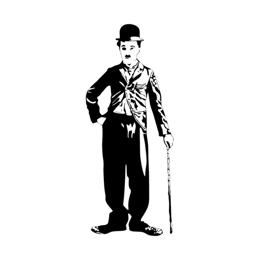 Wandtattoo Charlie Chaplin