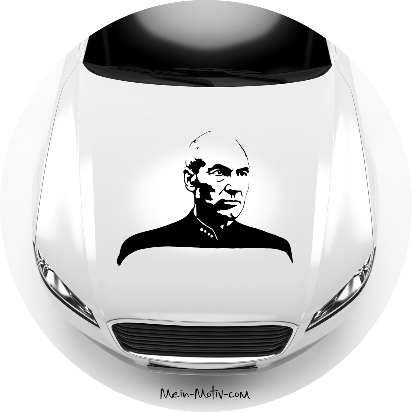 Autoaufkleber Star Trek Picard Jean-Luc Picard