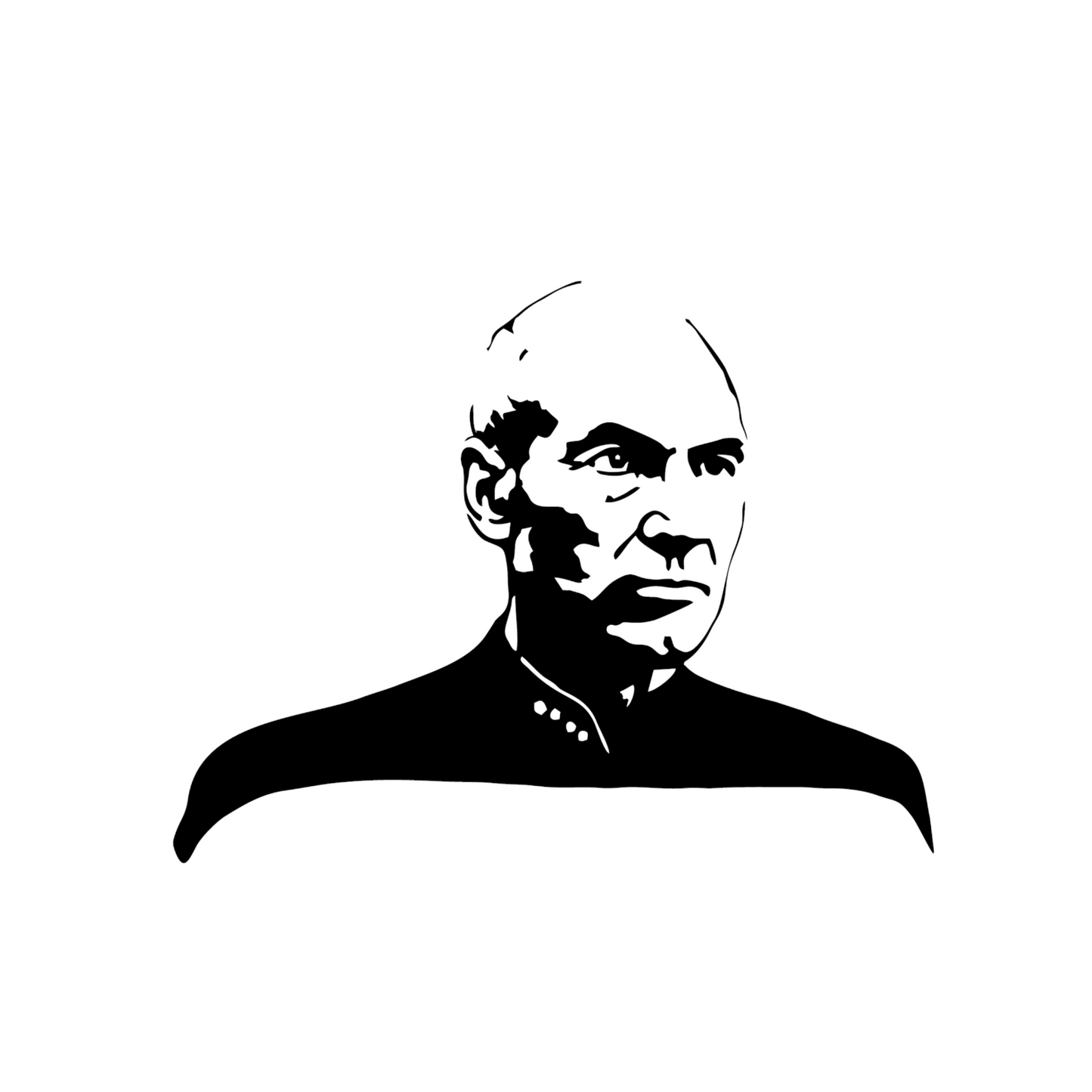 Autoaufkleber Star Trek Picard Jean-Luc Picard