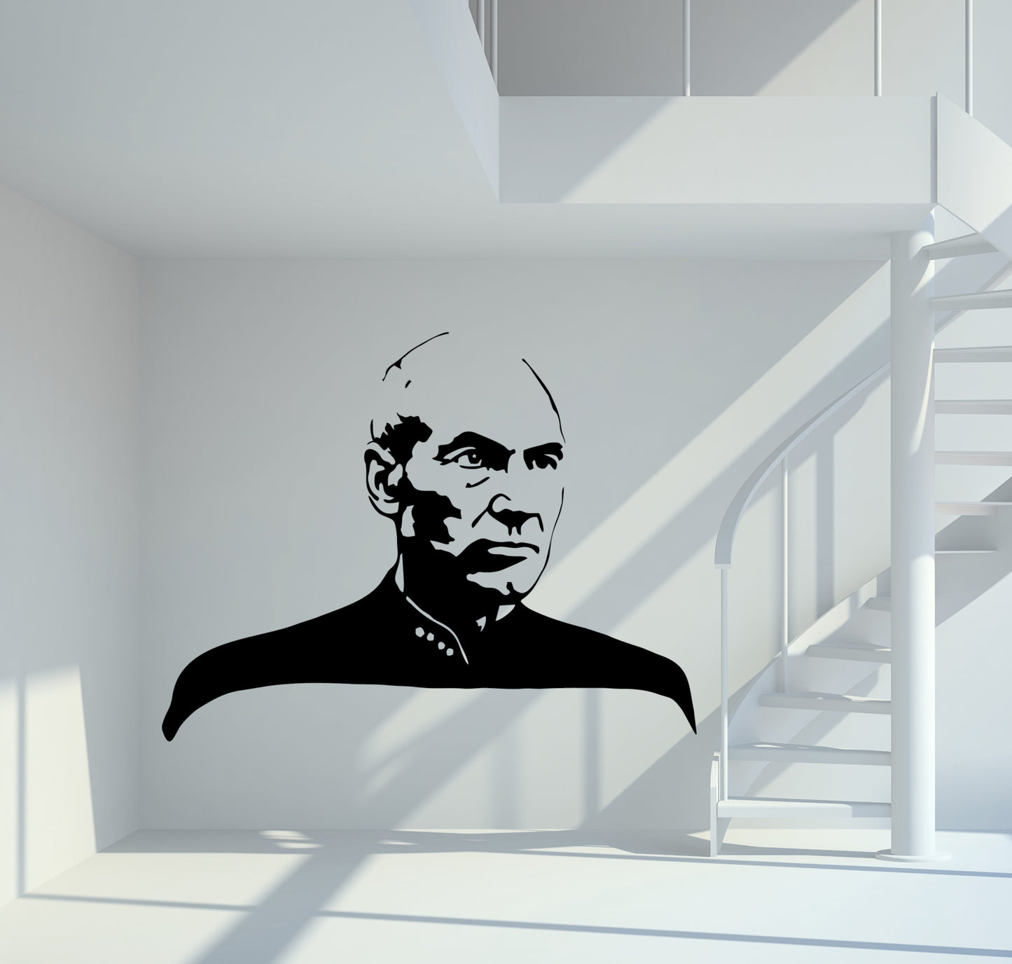 Wandtattoo Star Trek Picard Jean-Luc Picard