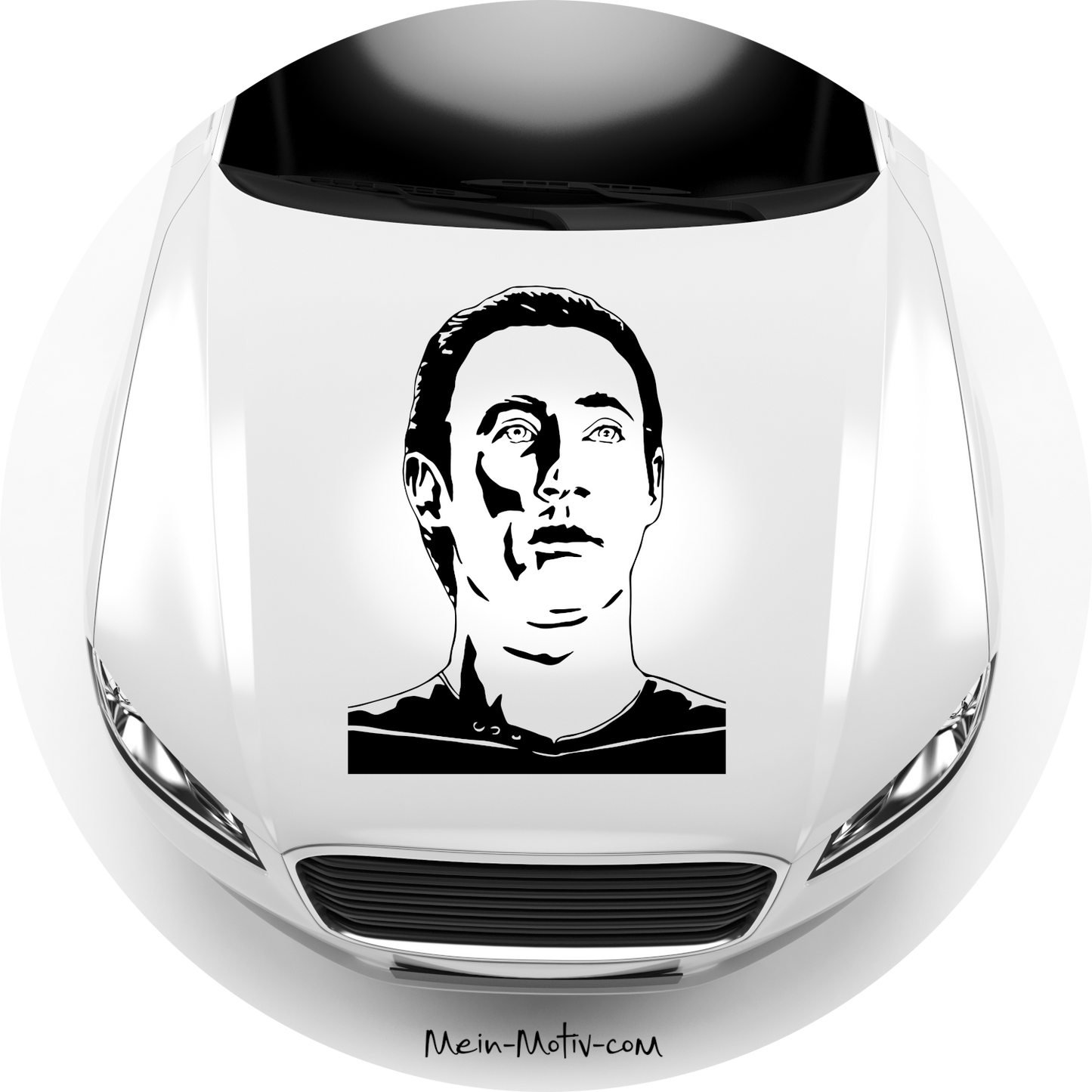 Autoaufkleber Star Trek Picard Lt. Commander Data