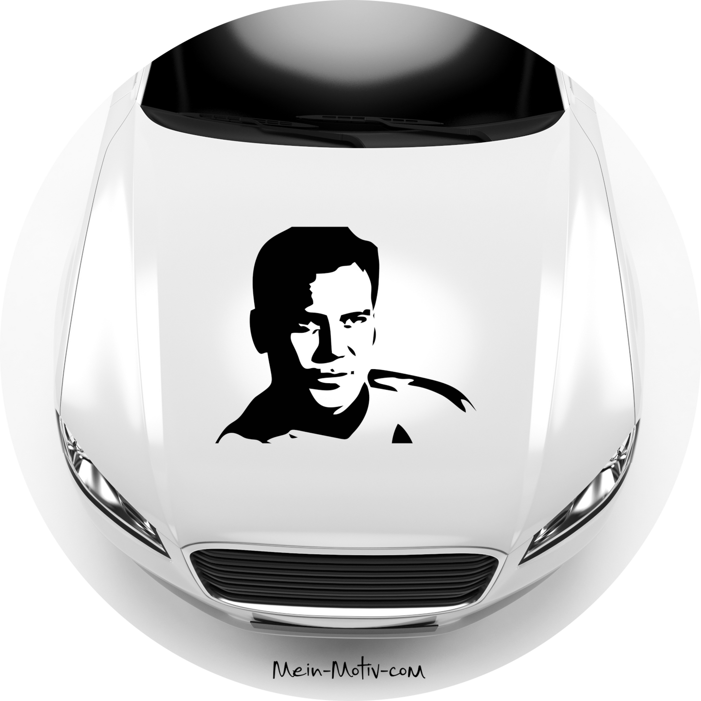 Autoaufkleber Star Trek William Shatner