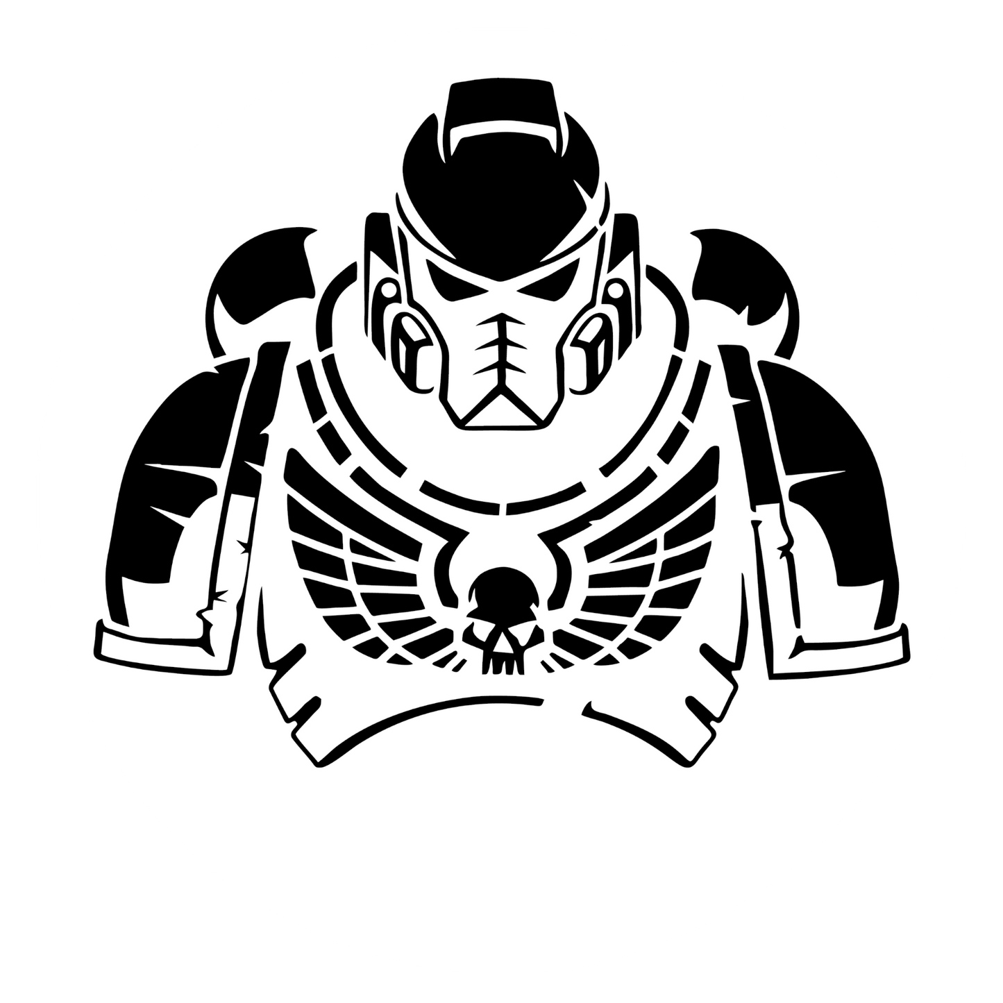 Autoaufkleber Warhammer 40k Space Marine